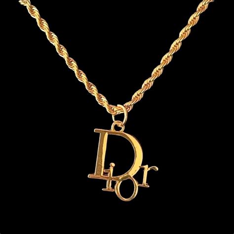 dior necklace gold letters|classic j'adore necklace.